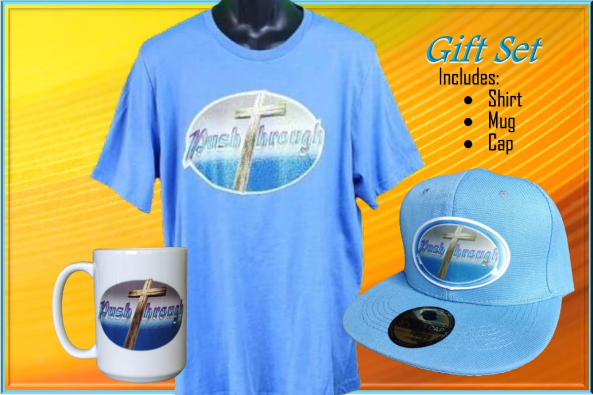 Push Through Gift Set - Blue www.justsaynpromos.com