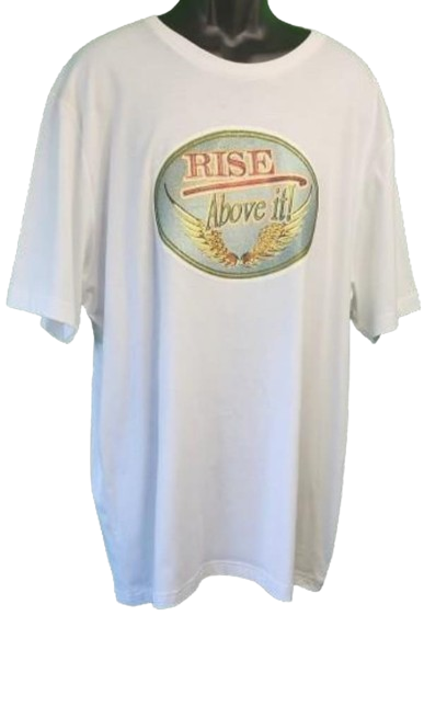 Rise Above It! π¦
(Circle) Adult Unisex Graphic Tee - 3XL - White www.justsaynpromos.com