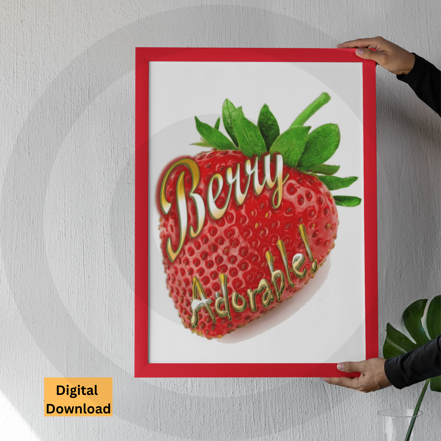 Berry Adorable! Digital Wall Art