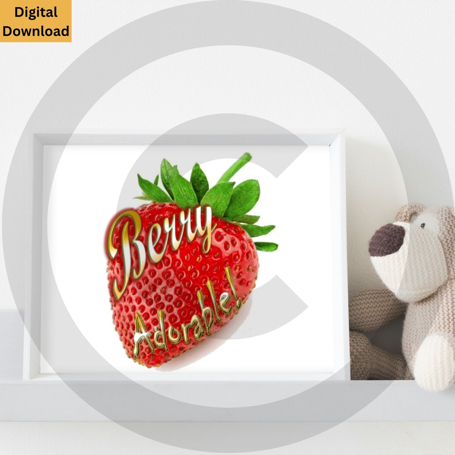 Berry Adorable! Digital Wall Art