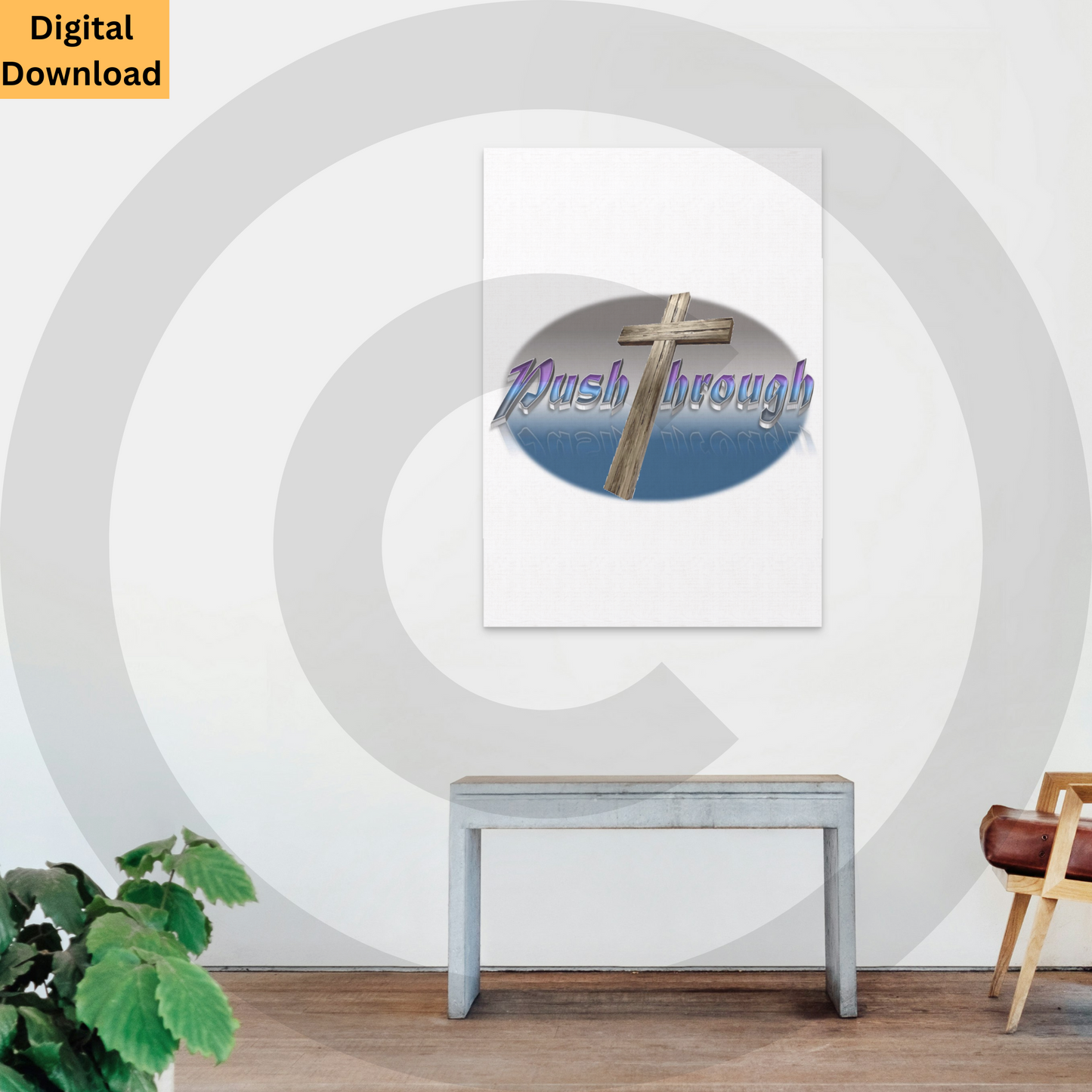 Inspirational Digital Wall Art Set of 4