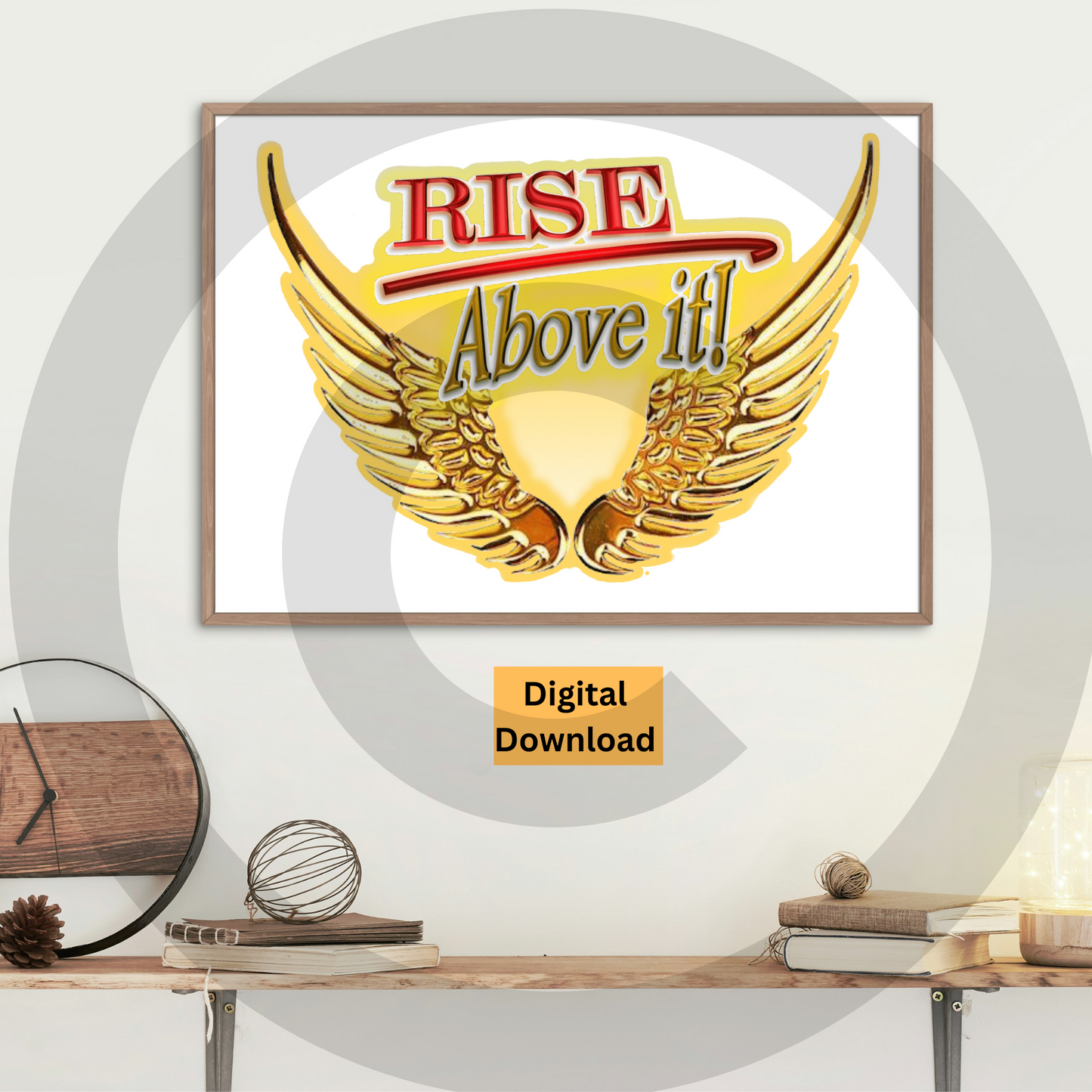 Inspirational Digital Wall Art Set of 4