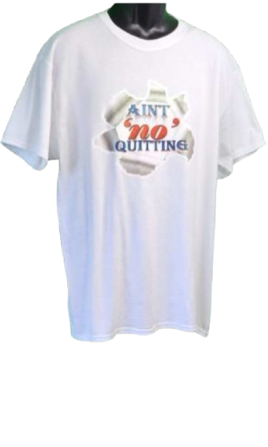 Aint 'no' Quitting Gift Set - White